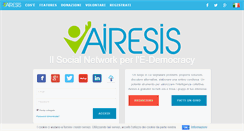 Desktop Screenshot of airesis.it