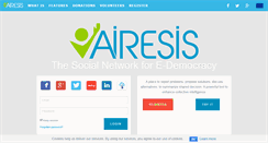 Desktop Screenshot of airesis.eu