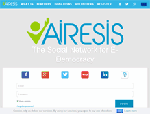 Tablet Screenshot of airesis.eu